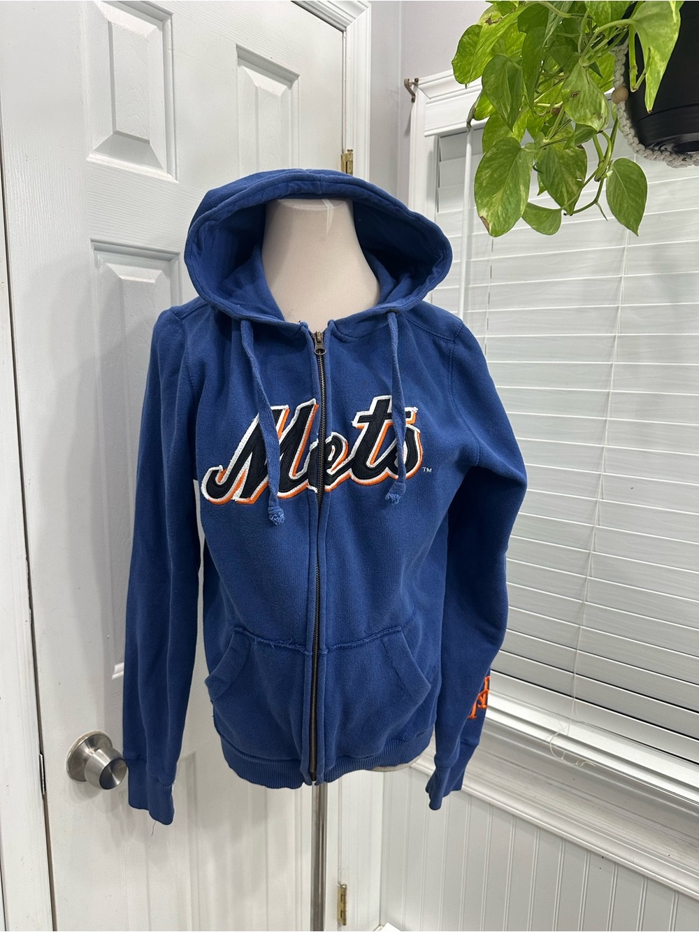 Blue Full-Zip Hoodie Sweatshirt